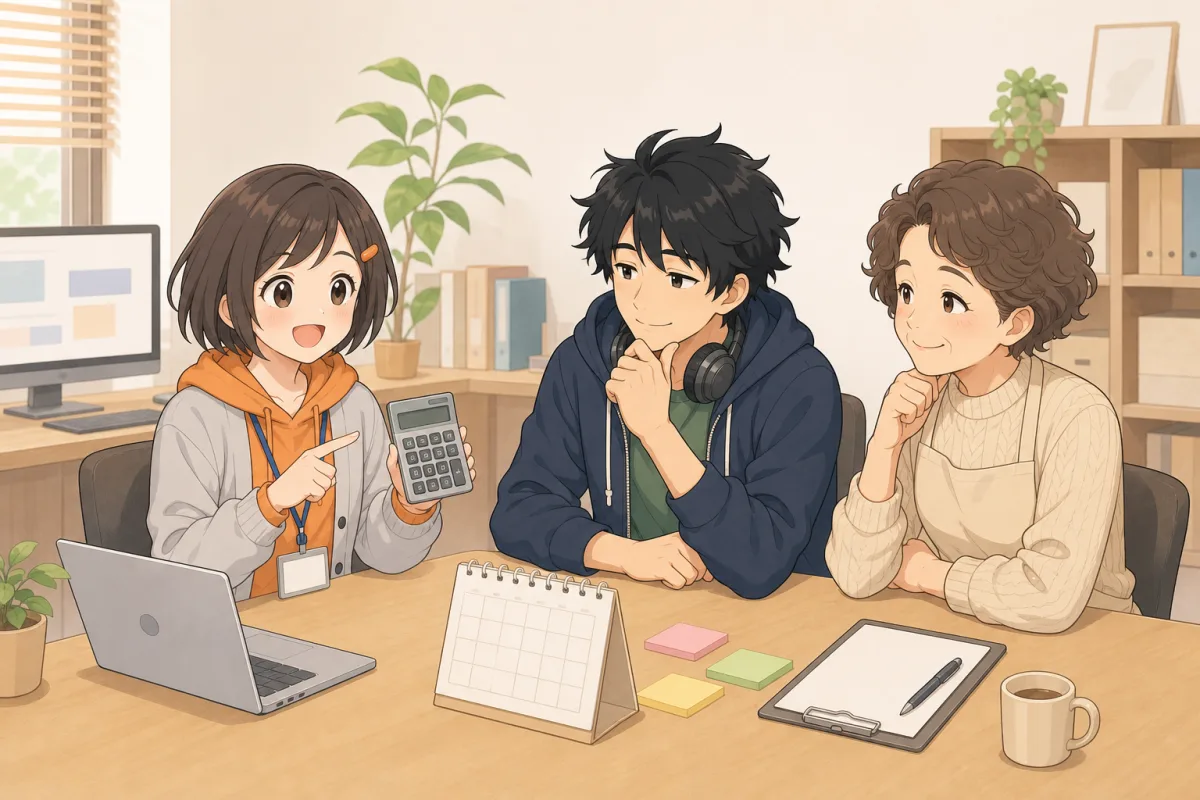 見積もりとスケジュールのイメージ