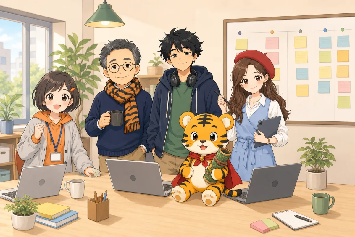 段取り教室のキャラクターたち