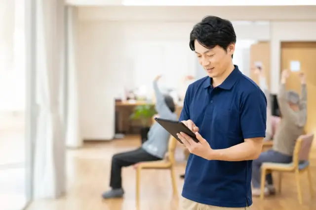 デイサービスの利用・機能訓練・送迎台帳のイメージ