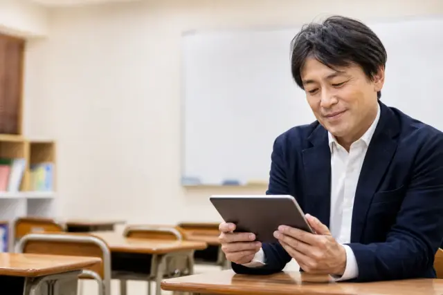 学習塾の生徒・成績・月謝台帳のイメージ