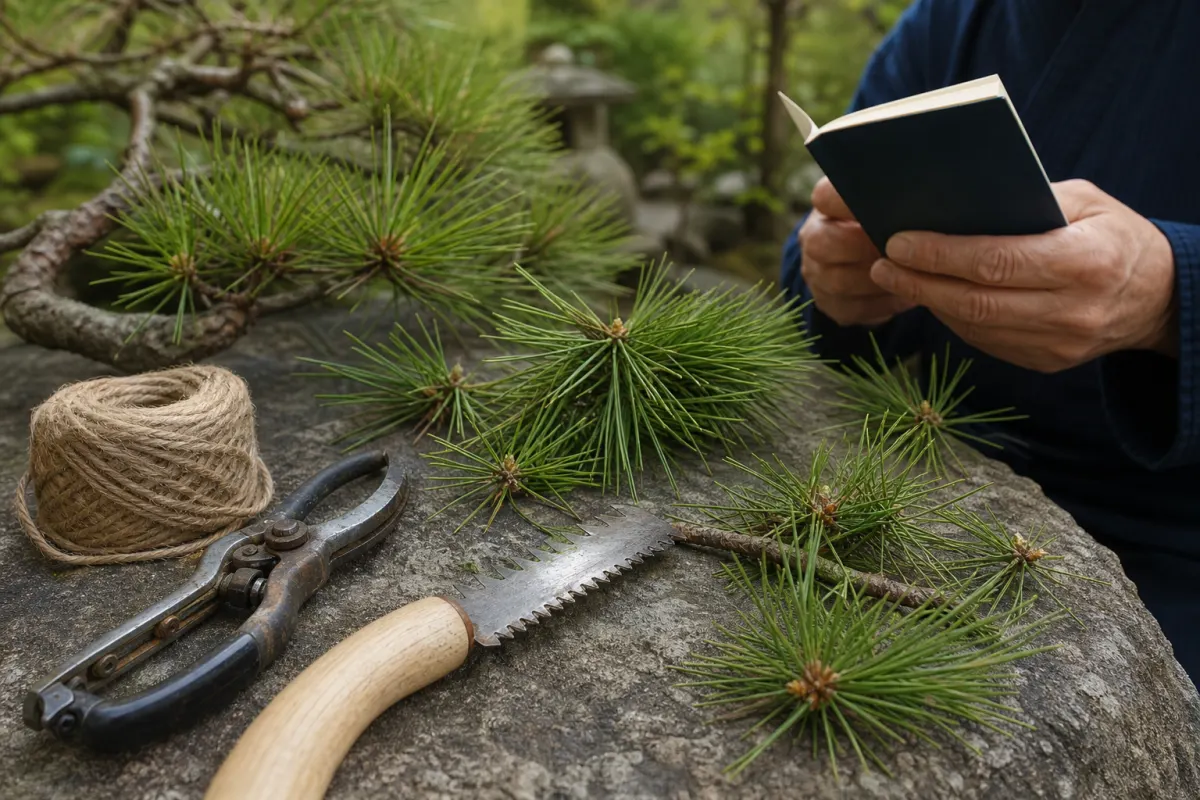 造園・植木屋の仕事の手元