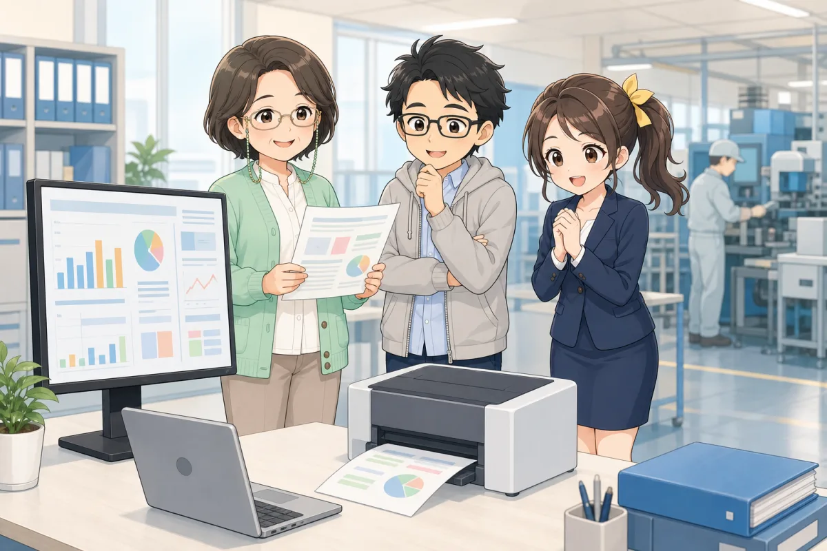 データ活用と帳票のイメージ