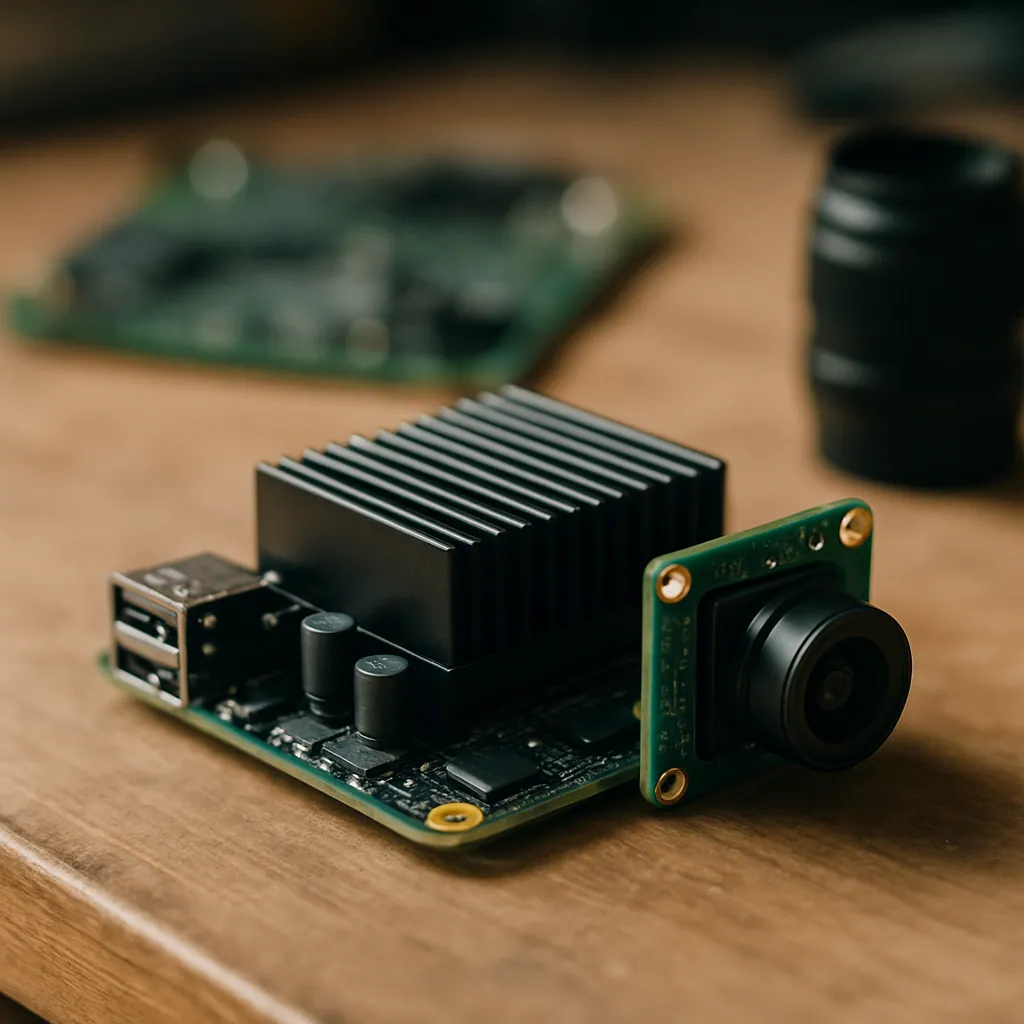 Jetsonエッジ AIボードとカメラモジュール