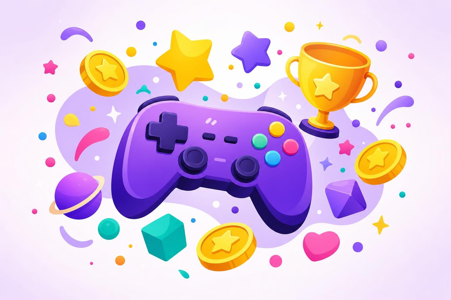 ゲーム・エンタメアプリを使うイメージ