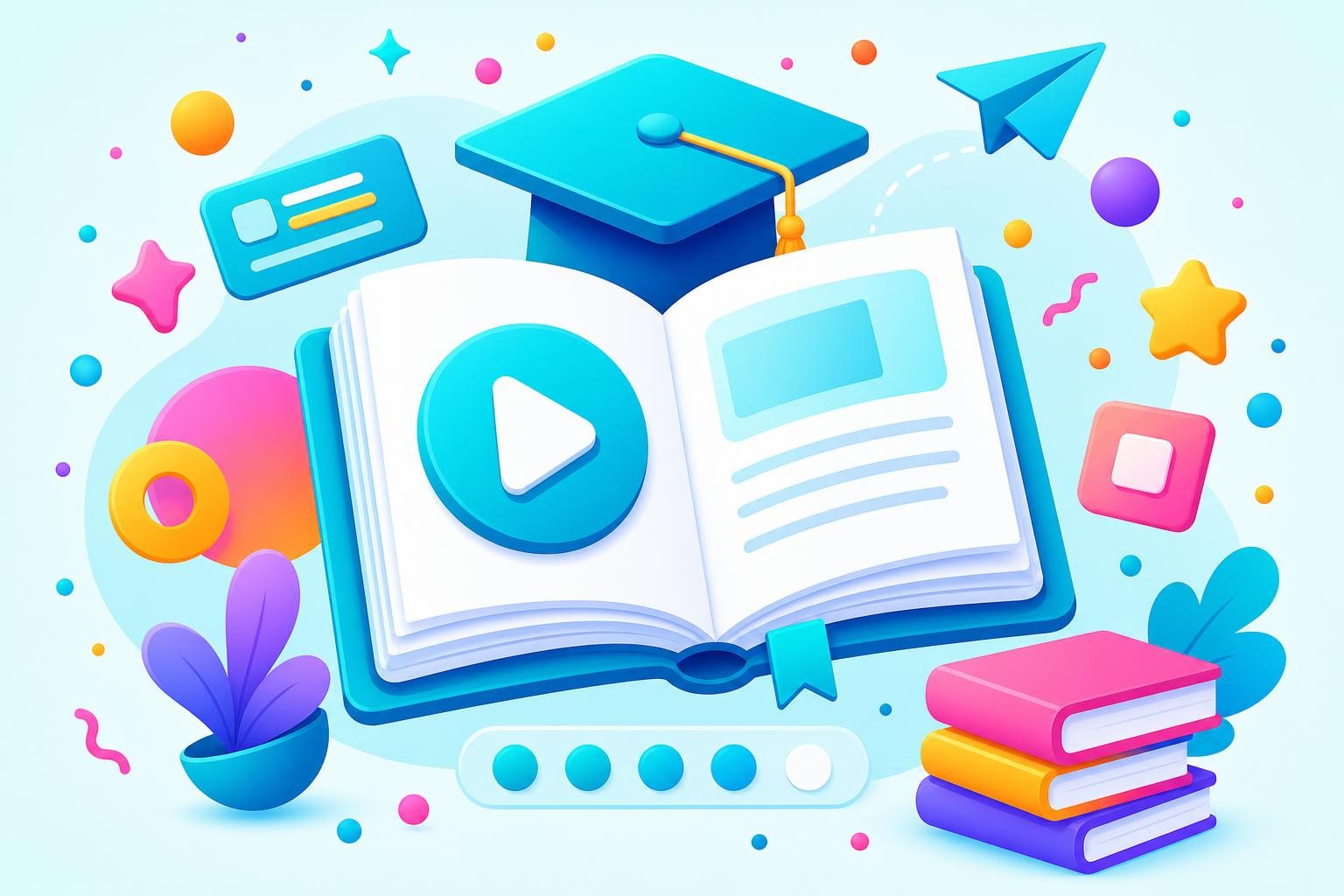 学習・eラーニングアプリを使うイメージ